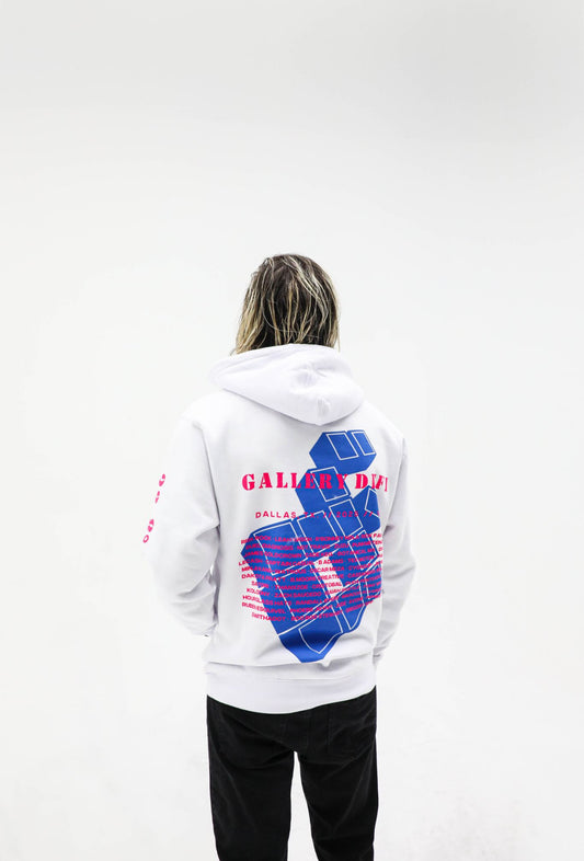 Gallery DeFi Roster Hoodie White