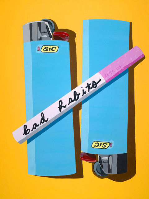 Bad Habits fine art print by Jude