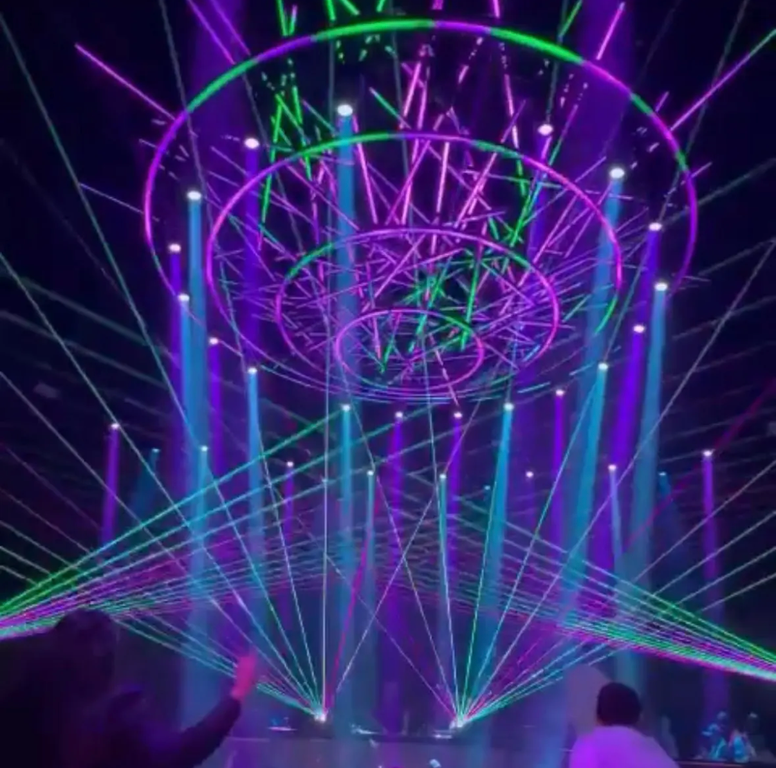 Immersive installation inside the Gallery DeFi venue