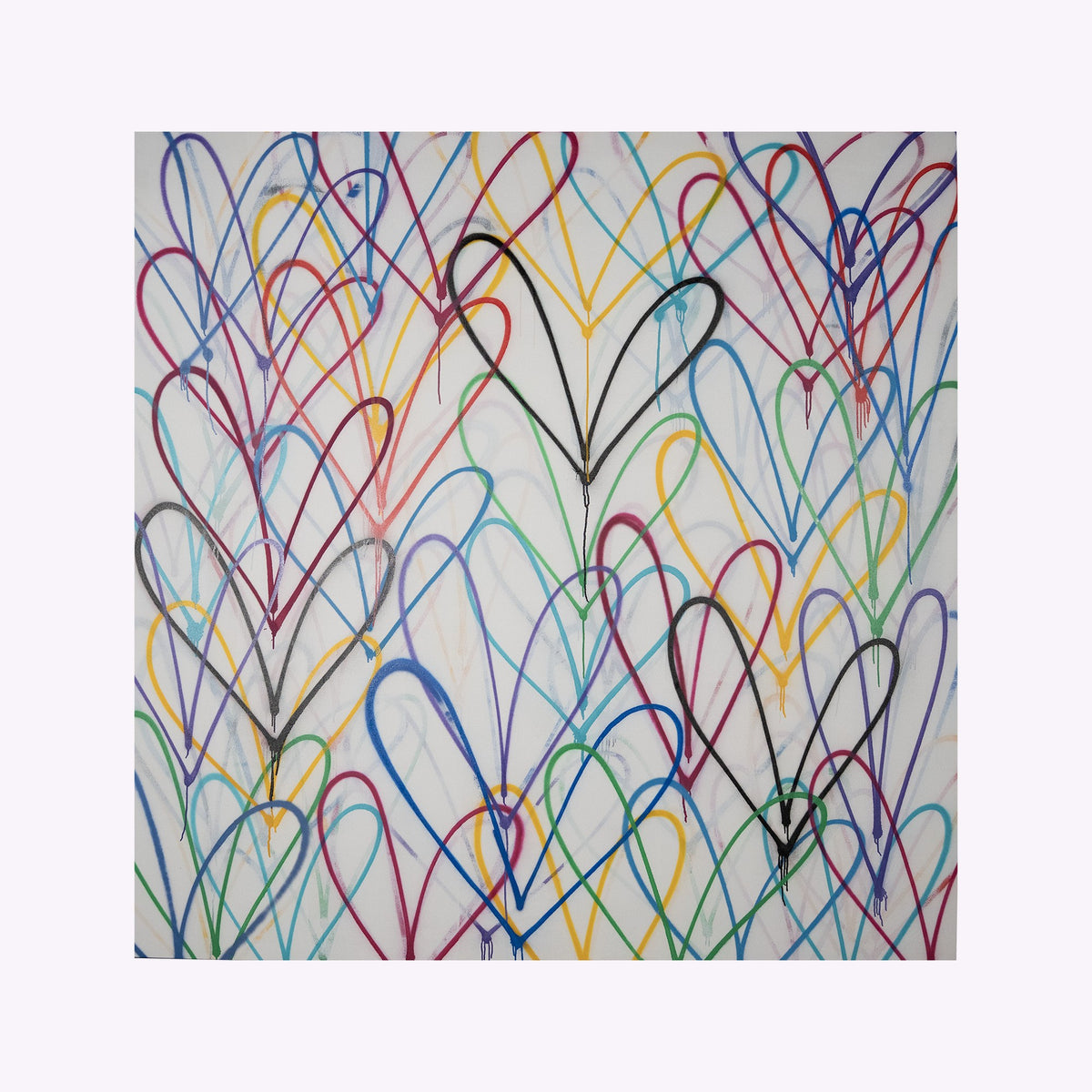 James Goldcrown, White Heart Canvas