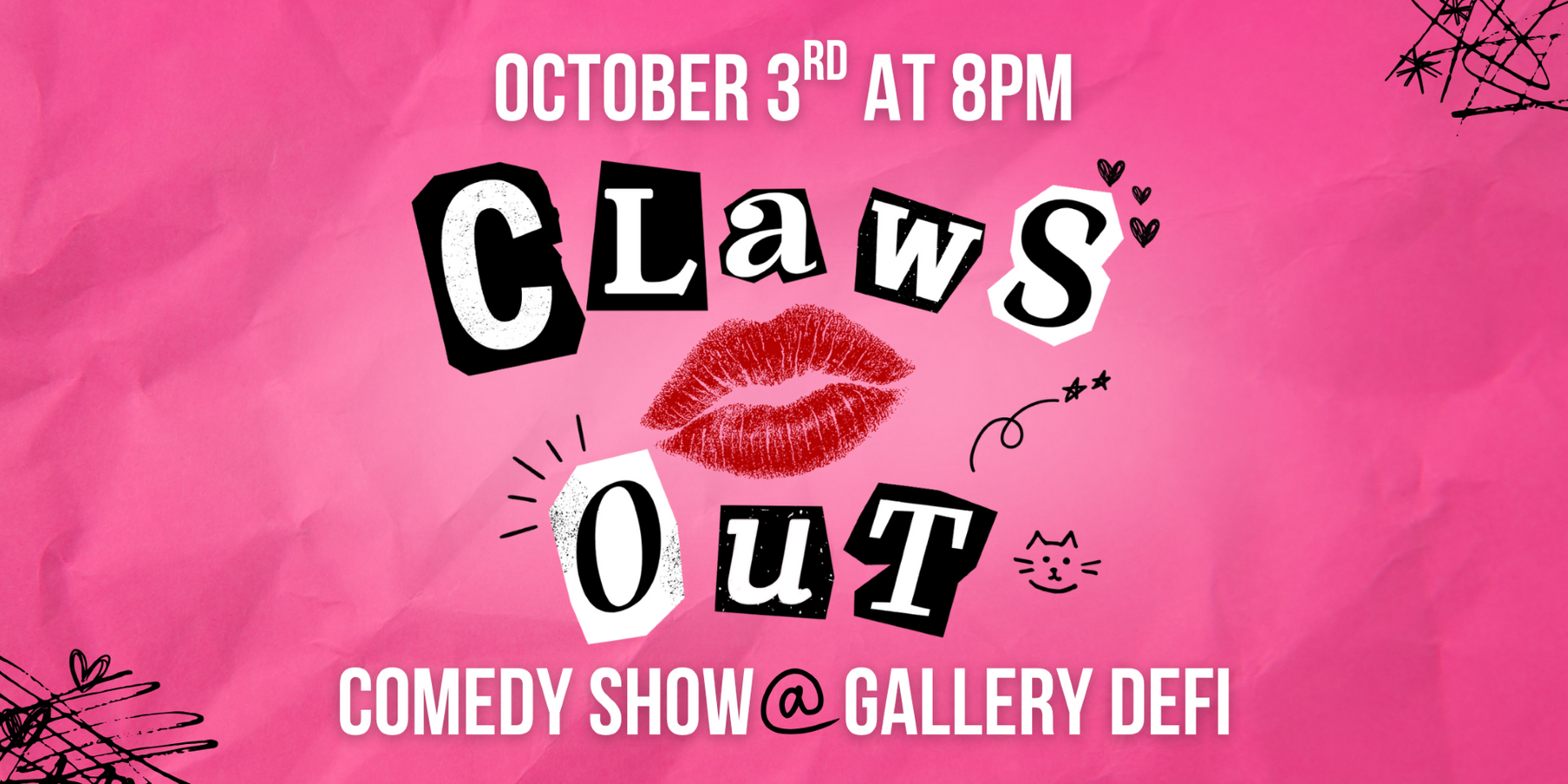 Claws Out Comedy 10/3