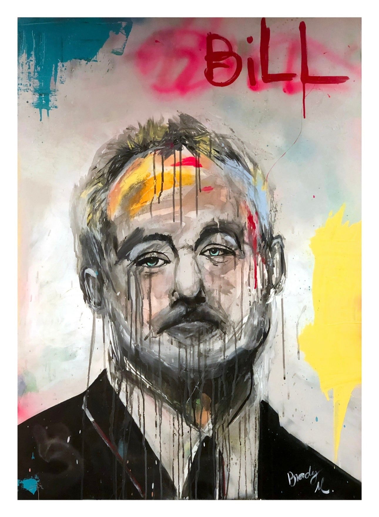 Bill Murray fine art print by Brady Matthews at Gallery DeFi