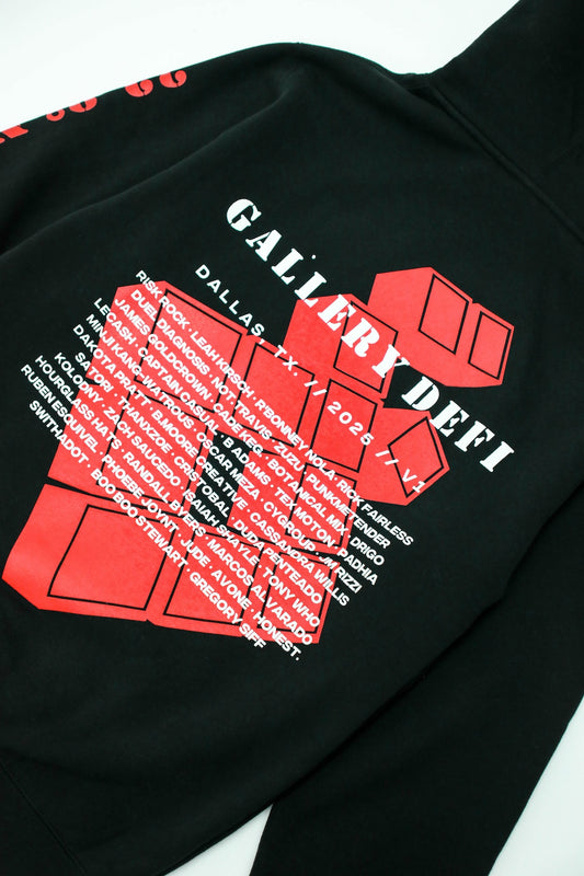 Gallery DeFi Roster Hoodie Black