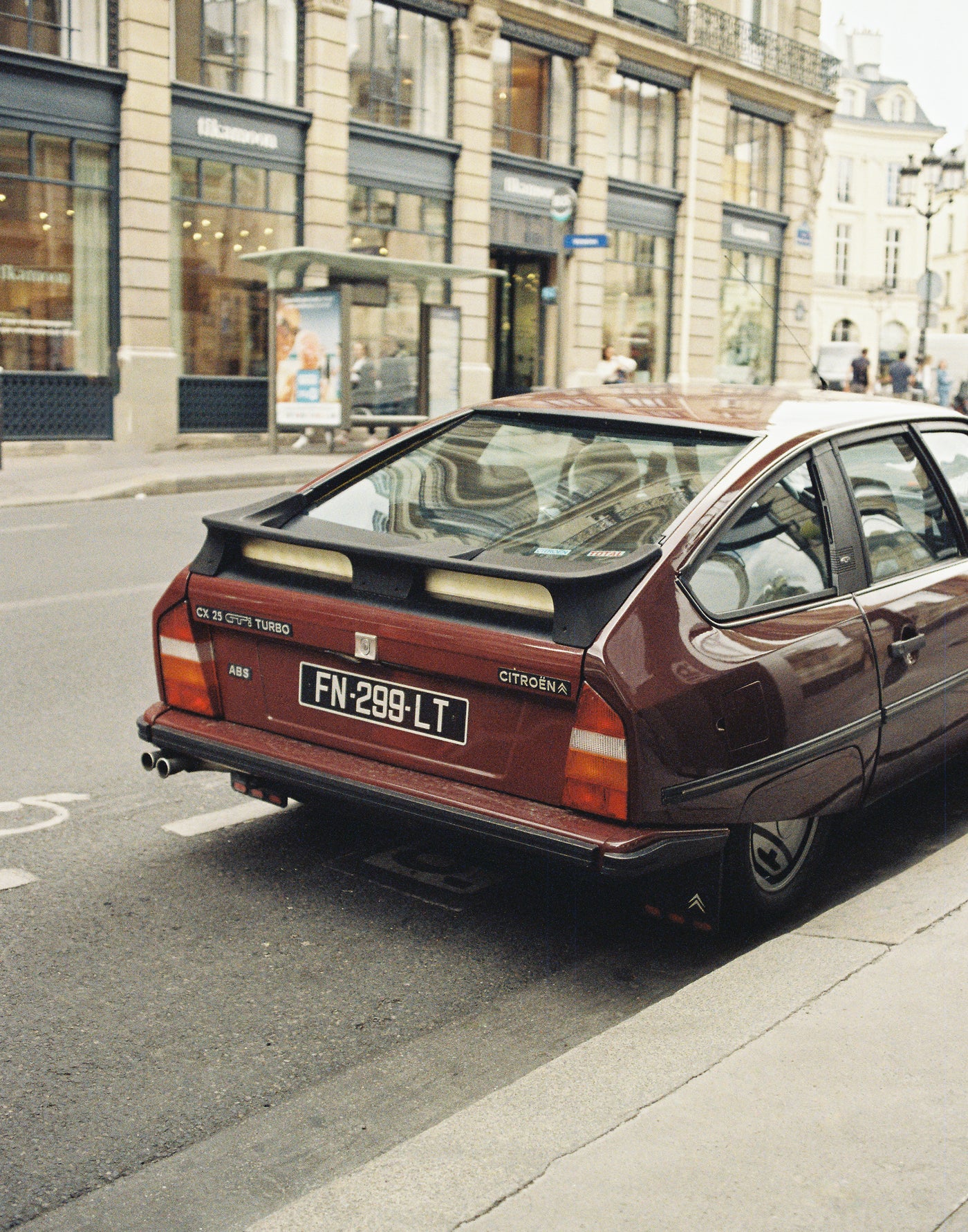 Parked in Paris fine art photography print by Cassandra Willis