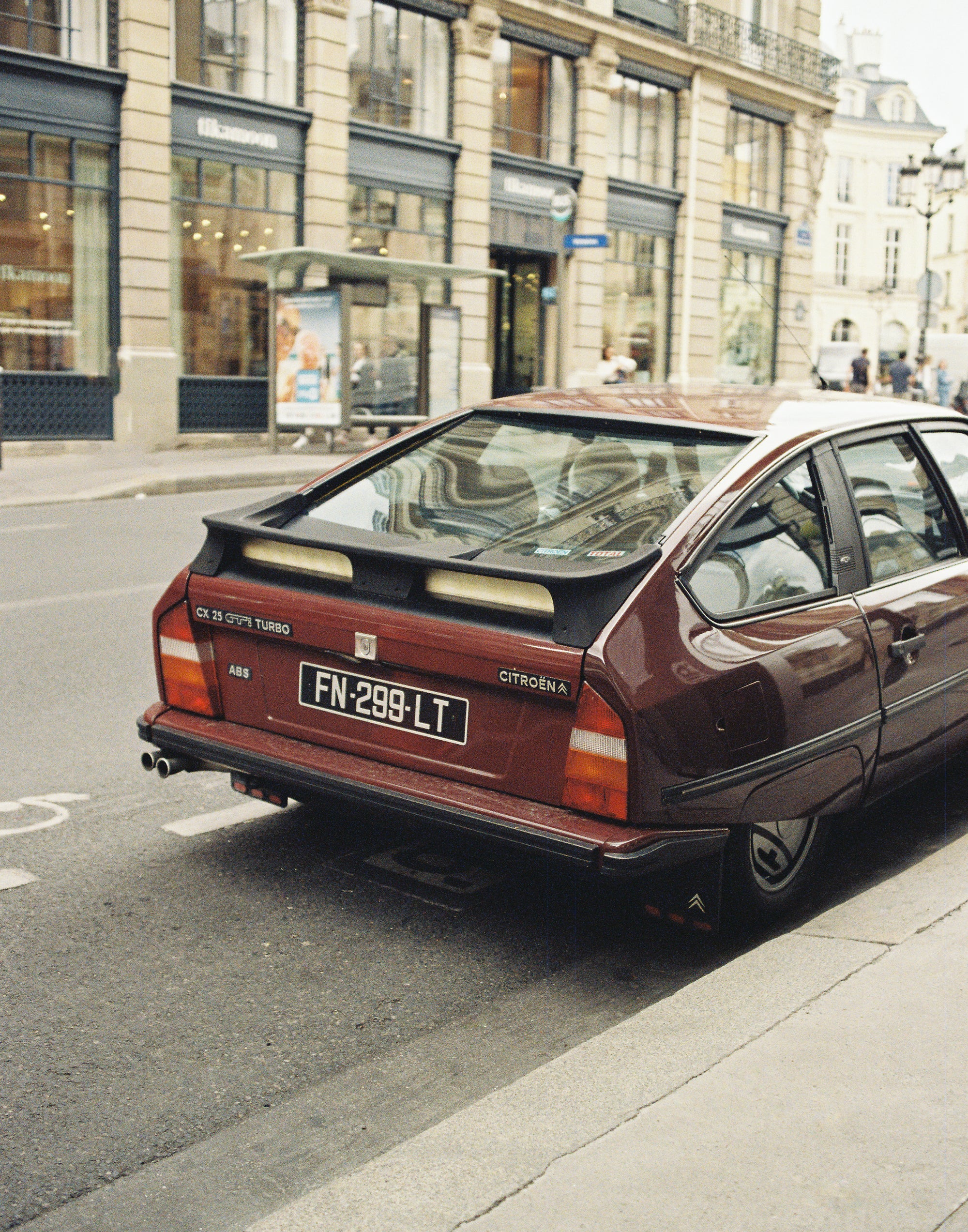 Parked in Paris fine art photography print by Cassandra Willis