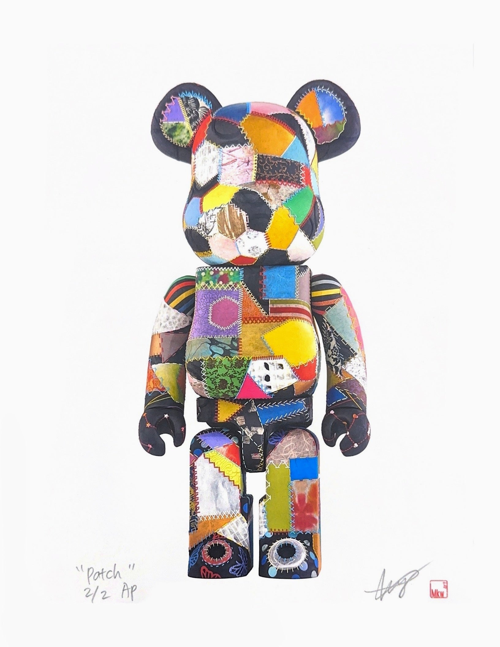 Minji Bearbrick edition print variant at Gallery DeFi