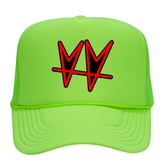 not.travis Double Heart Trucker Hat