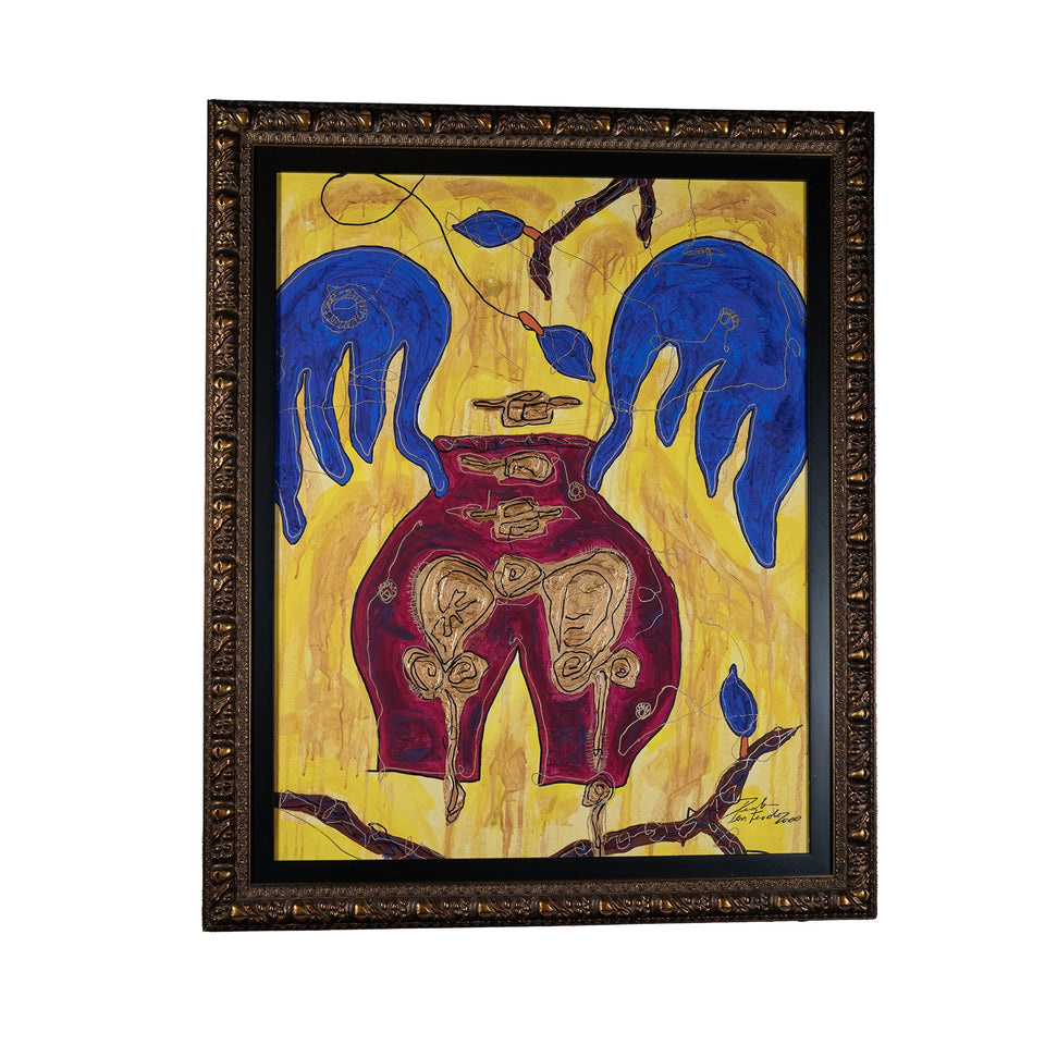 Duda Penteado, "Bird of Revelation" Burgandy