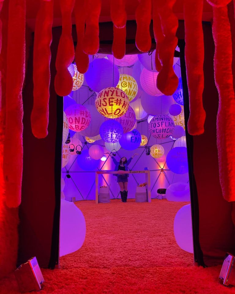 Leah Kirsch artist collaboration and installation at Gallery DeFi