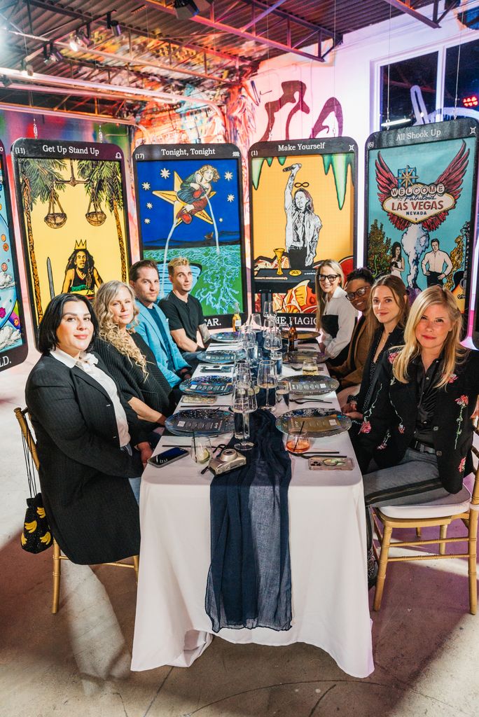 Guests seated for a private dining event at Gallery DeFi