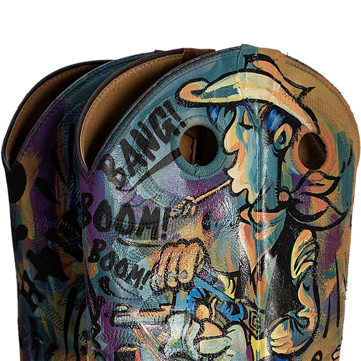 SWithADot, Cartoon Cowboy Boots